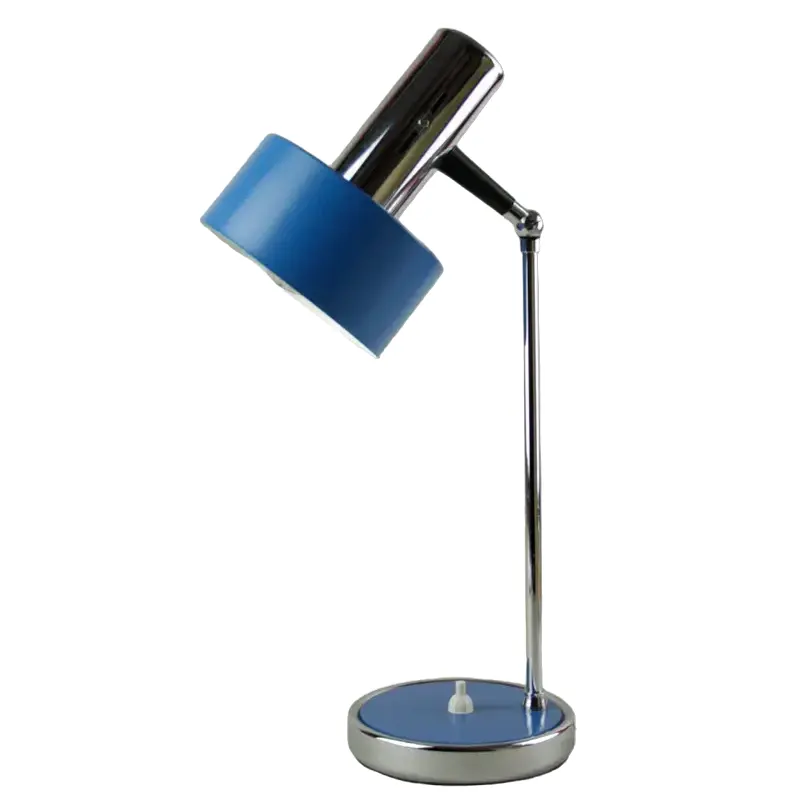 Tischleuchte Italy blau mid century modern lamp Conni Kern